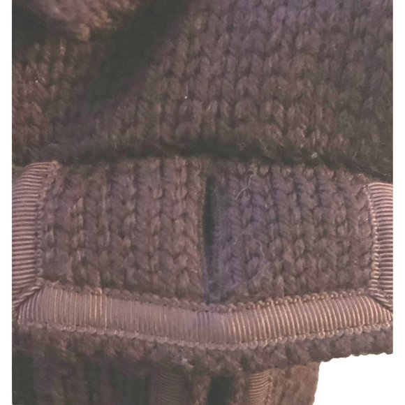 Marc Jacobs Wool Knit Utility Jacket Burgundy Pointed Collar Pockets XS Button U - Picture 6 of 11